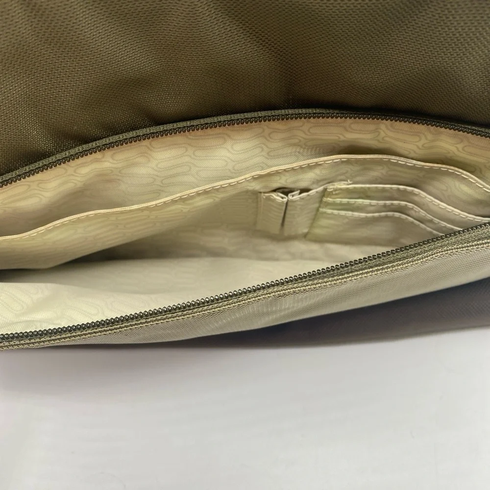 TUMI T-Tech Army Green Nylon Multi Pockets Laptop Bag